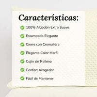 Cojín Decorativo Letícia Marfil