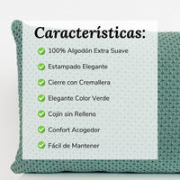 Cojín Decorativo Letícia Verde