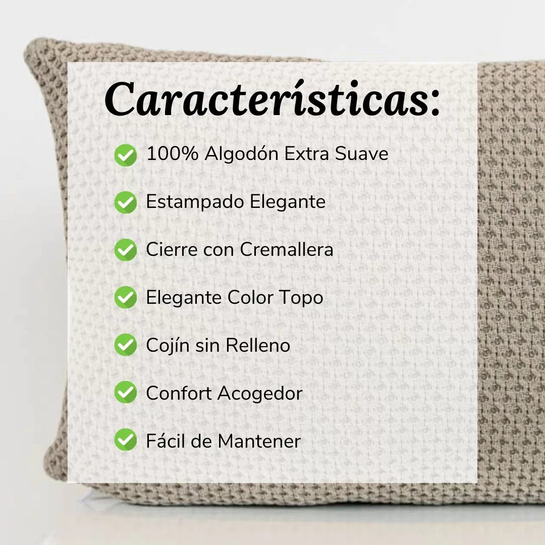 Cojín Decorativo Letícia Topo