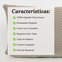 Cojín Decorativo Letícia Topo