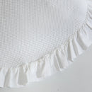 Colcha com Folho Branco