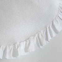 Colcha com Folho Branco