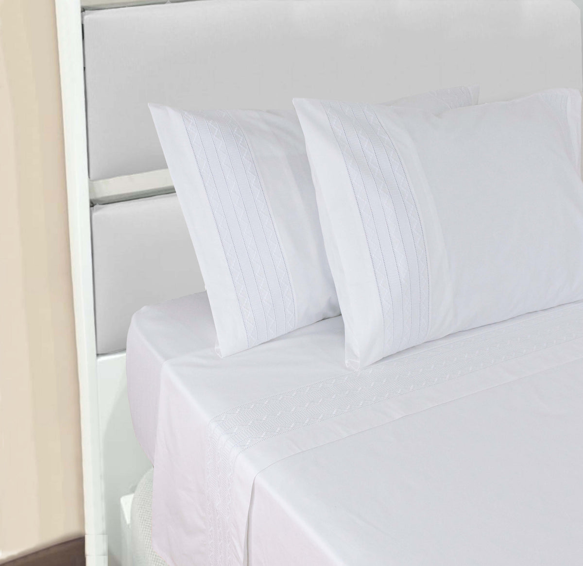 Sábanas Bordado Inglés Prestige Blanco