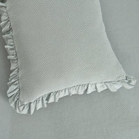 Almofada de Colcha com Folho Verde