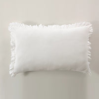 Almofada de Colcha com Folho Branco
