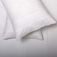 Lençóis com Bordado Branco
