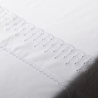 Lençóis com Bordado Branco