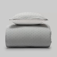 Capa de Edredón Plumeti Cinzento