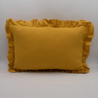 Almofada de Colcha com Folho Amarelo
