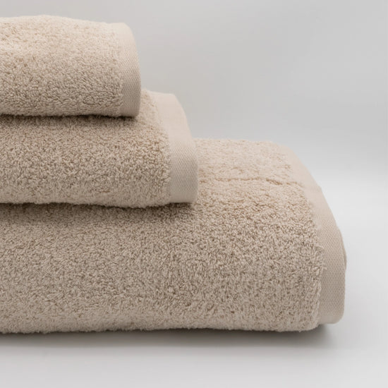 (3 Peças) Toalhas Liso Camel