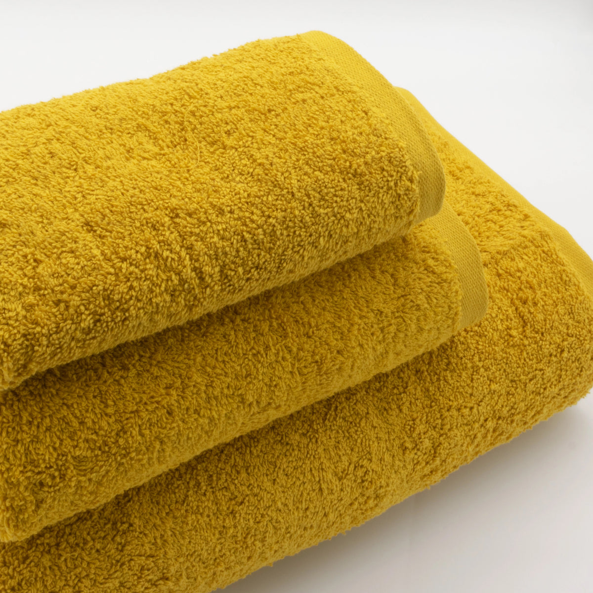 (3 Peças) Toalhas Liso Amarelo