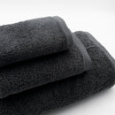 (3 Piezas) Toallas Lisas Gris Oscuro