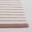 (3 Piezas) Toallas Rayas Blanco y Rosa