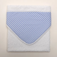 Toalhas com Capuz Vichy Azul