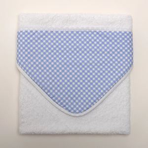 Toalla c/ Capucha Vichy Azul