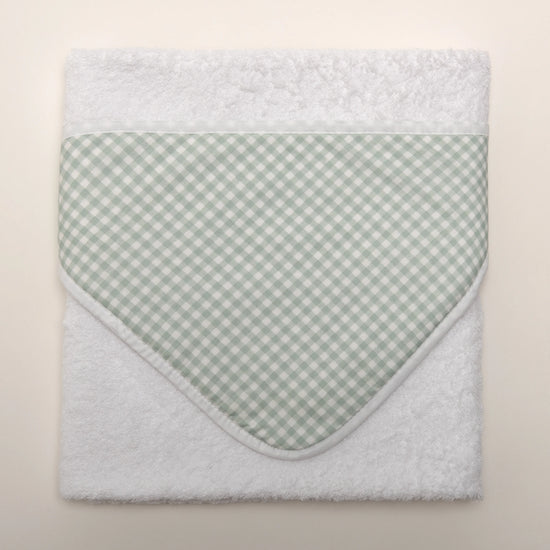 Toalha c/ Capuz Vichy Verde