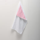 Toalla c/ Capucha Vichy Rosa