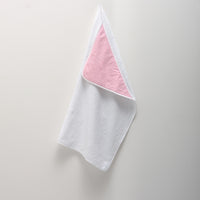 Toalla c/ Capucha Vichy Rosa