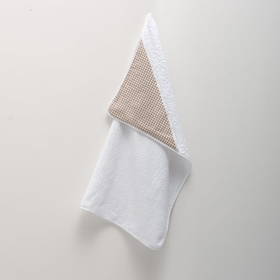 Toalha c/ Capuz Vichy Camel