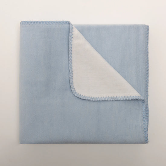 Manta para Bebé Liso Azul