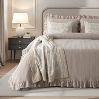 Colcha Leonor Riscas Camel