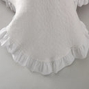 Colcha Marina con Volante Blanco