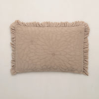 Almofada de Colcha Flor Camel