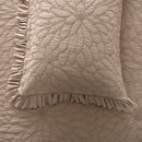 Almofada de Colcha Flor Camel