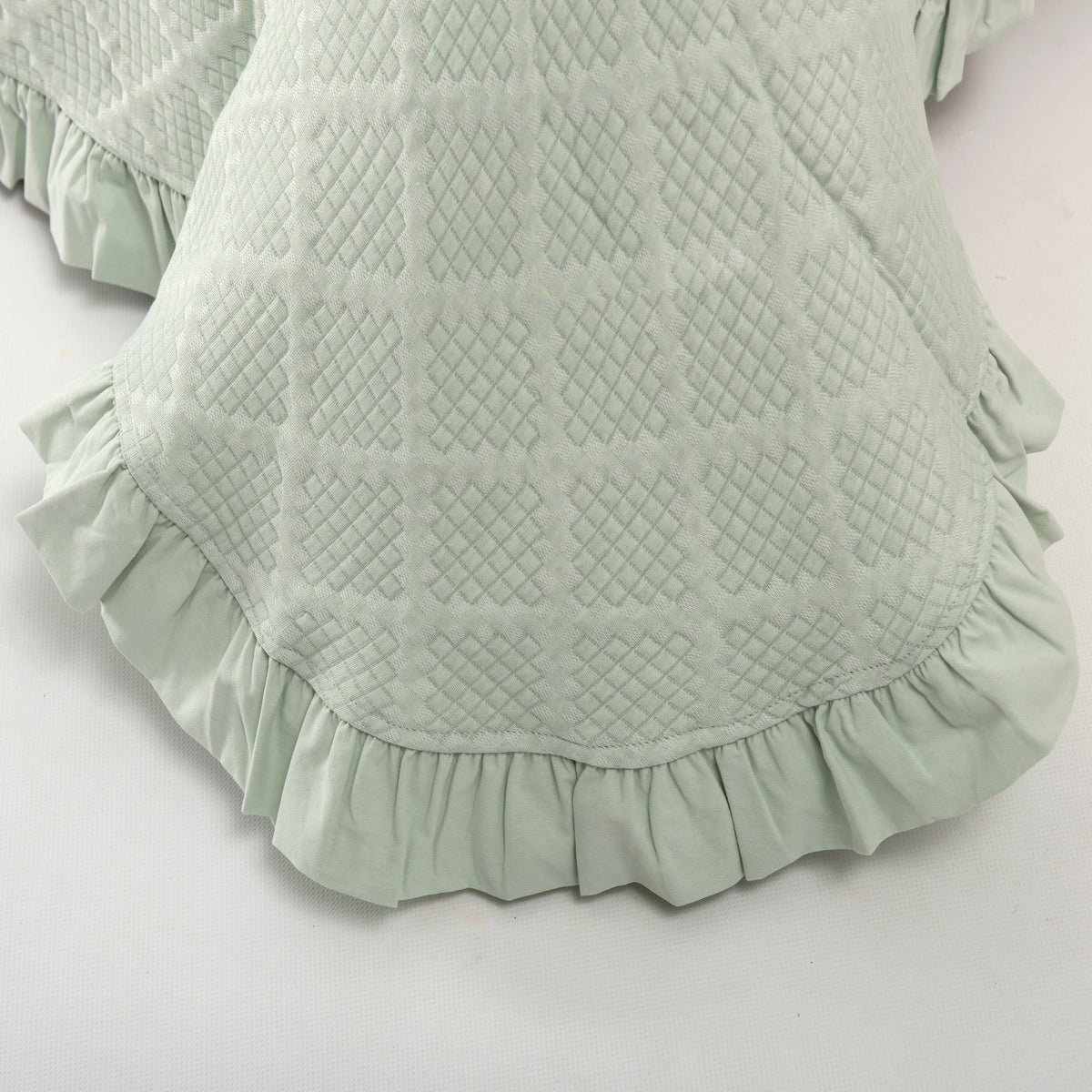 Colcha Adriana Losangos Verde