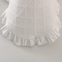 Colcha Adriana Losangos Branco