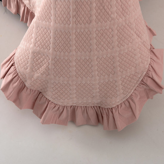 Colcha Adriana Losangos Cor-de-Rosa