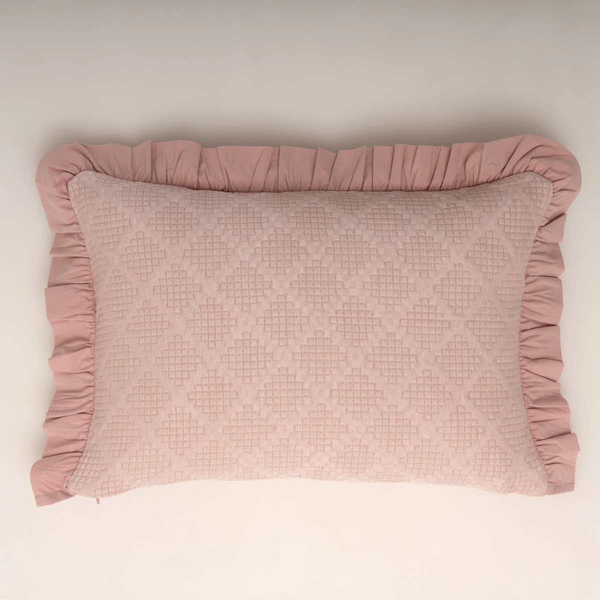 Almofada de Colcha Adriana Cor-de-Rosa