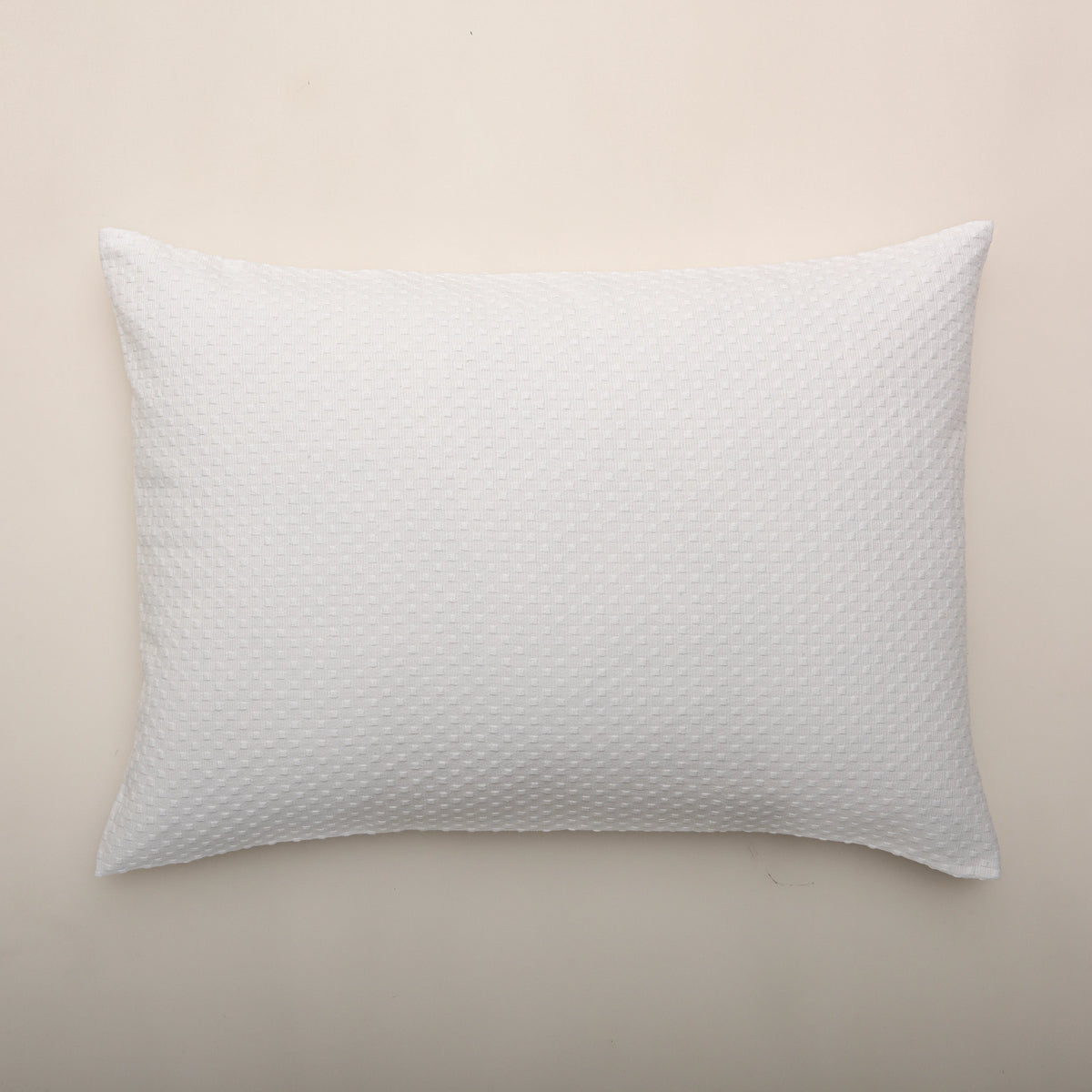 Almofada de Colcha Alexia com Pontos Branco