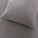 Almofada de Colcha Alexia com Pontos Cinzento