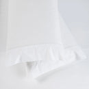 Lençóis Branco com Renda em Tons de Branco