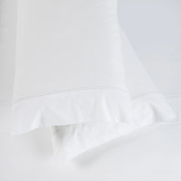 Lençóis Branco com Renda em Tons de Branco