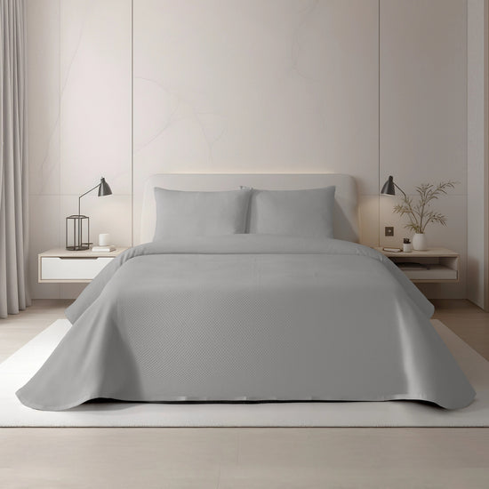 Colcha de Verano con Rombos Gris – Diamante