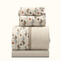 Sábanas de Coralina Geométrico Beige