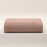 Colcha de Algodão Rosa