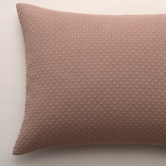 Cojín de Algodón Rosa con Padrón Geométrico – Sónia
