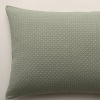 Almofada de Algodão Verde com Padrão Geométrico – Sónia