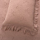 Colcha de Algodão Stonewashed Rosa