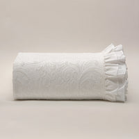 Colcha de Algodão Stonewashed Branca