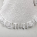 Colcha de Algodão Stonewashed Branca
