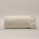 Colcha de Algodão Stonewashed Marfim
