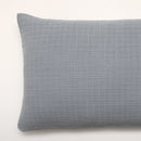 Cojín de Muselina de Algodón Gris 35x50 cm Stonewashed - Nuria