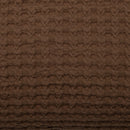 Cojín de Algodón Chocolate 35x50 cm Diseño Waffle - Nicole