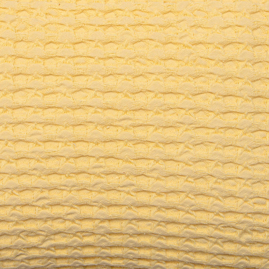 Cojín en Algodón Amarillo 35x50 cm Estampado Waffle – Nicole