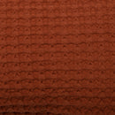 Cojín de Algodón Terracota 35x50 cm Diseño Waffle - Nicole