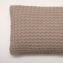 Almofada de Algodão Camel 35x50 cm Padrão Waffle - Nicole